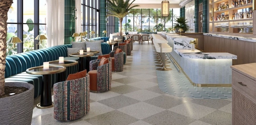 Imagen del bar/restaurante del Hotel Moxy St. Petersburg Downtown. Foto 3