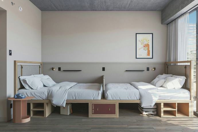 Imagen de la habitación del Hotel Moxy Tulum. Foto 9