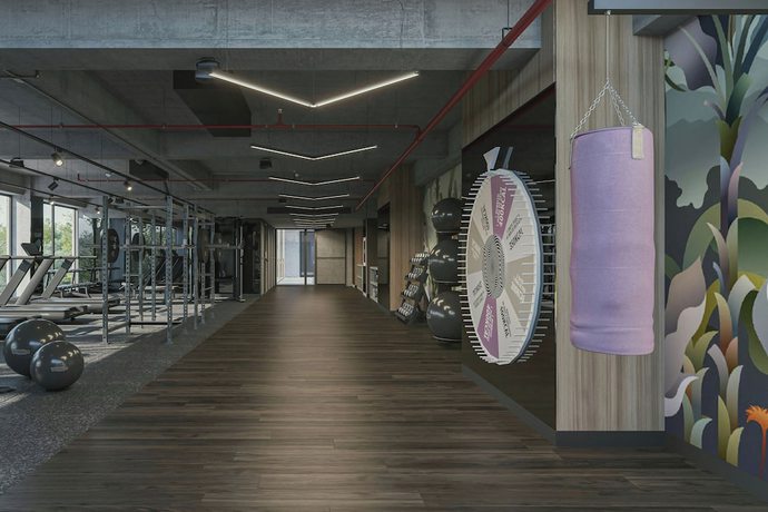 Imagen de los interiores del Hotel Moxy Tulum. Foto 13