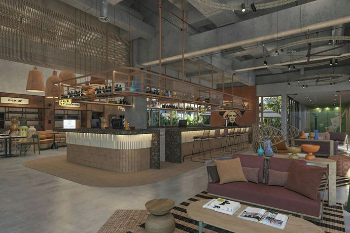 Imagen del bar/restaurante del Hotel Moxy Tulum. Foto 4