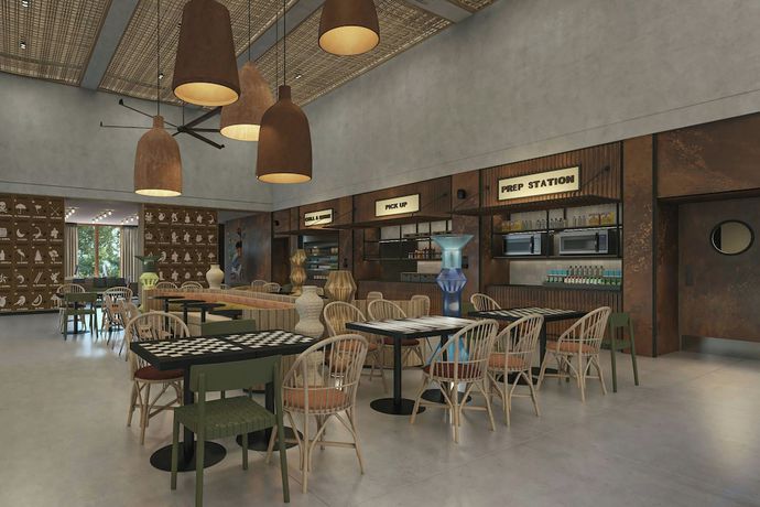 Imagen del bar/restaurante del Hotel Moxy Tulum. Foto 5