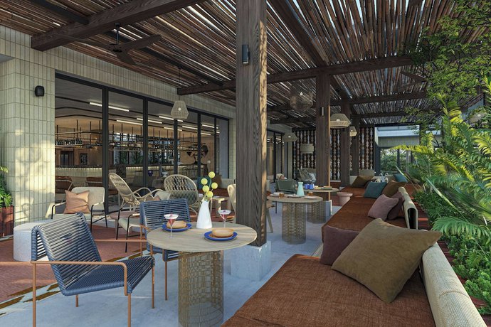 Imagen de los exteriores del Hotel Moxy Tulum. Foto 11