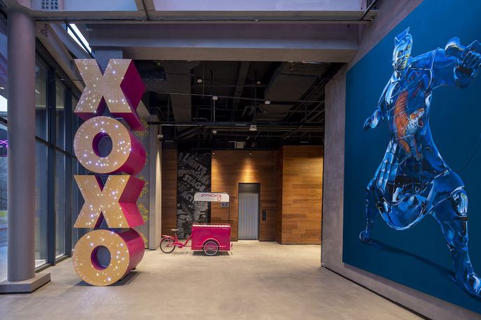 Imagen de los interiores del Hotel Moxy Xi'An Beilin. Foto 17