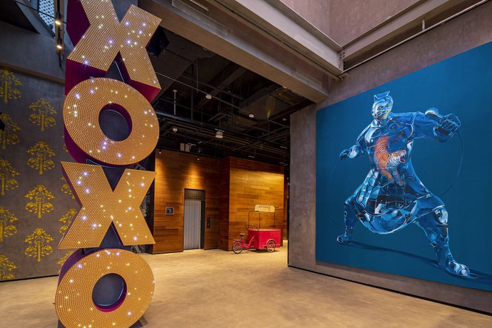 Imagen de los interiores del Hotel Moxy Xi'An Beilin. Foto 18