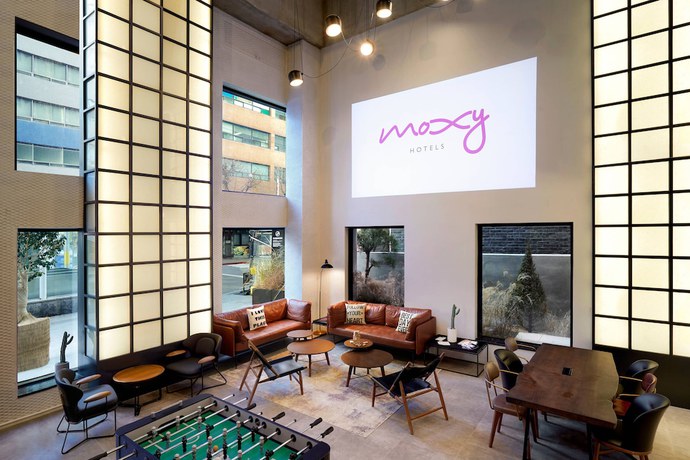 Imagen de los interiores del Hotel Moxy by Marriott Seoul Insadong. Foto 16