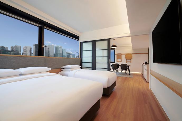 Imagen de la habitación del Hotel Moxy by Marriott Seoul Insadong. Foto 5