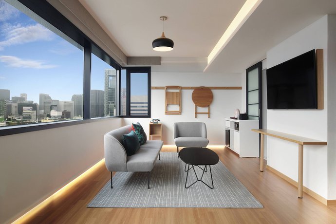 Imagen de la habitación del Hotel Moxy by Marriott Seoul Insadong. Foto 12