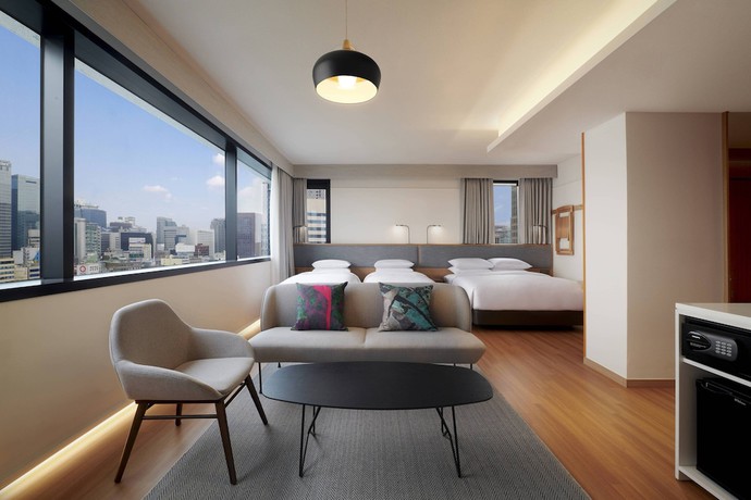Imagen de la habitación del Hotel Moxy by Marriott Seoul Insadong. Foto 15