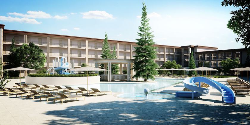 Imagen de los exteriores del Hotel Mpm Azurro. Foto 4