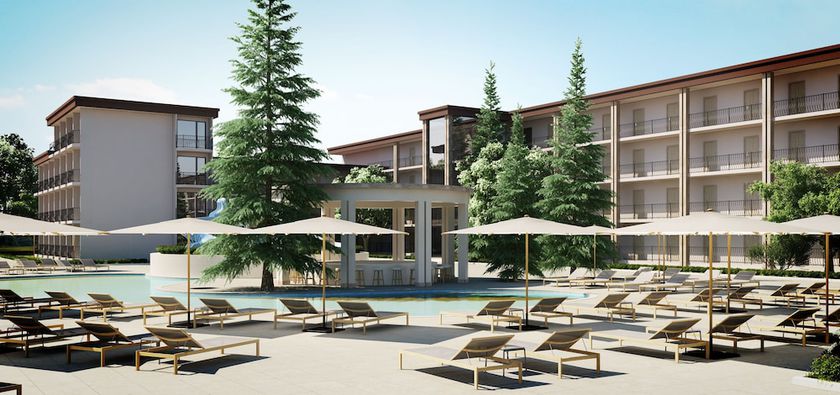 Imagen de los exteriores del Hotel Mpm Azurro. Foto 5