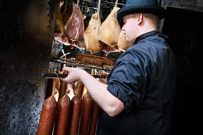 Imagen del bar/restaurante del Hotel Munkebjerg. Foto 11