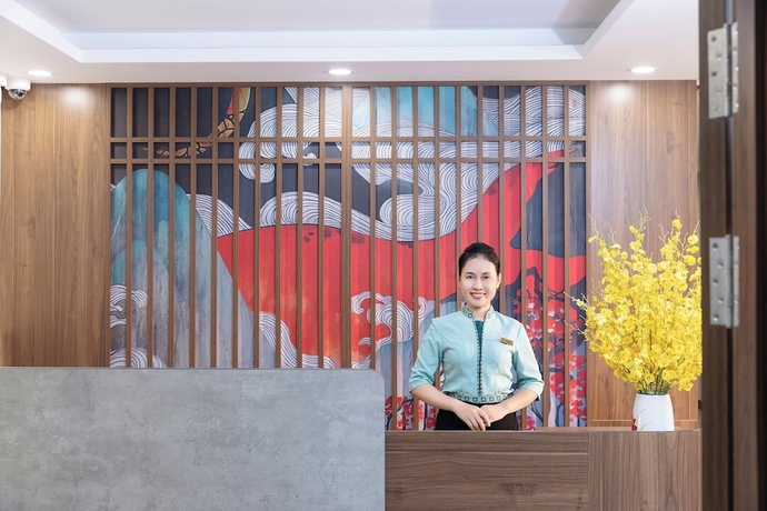 Imagen de la piscina del Hotel Muong Thanh Luxury Dien Bien. Foto 16