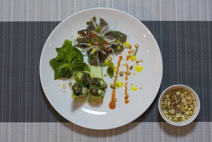 Imagen del bar/restaurante del Hotel Muong Thanh Luxury Phu Quoc. Foto 4