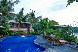 Imagen de la piscina del Hotel Mushroom Beach Bungalows. Foto 15