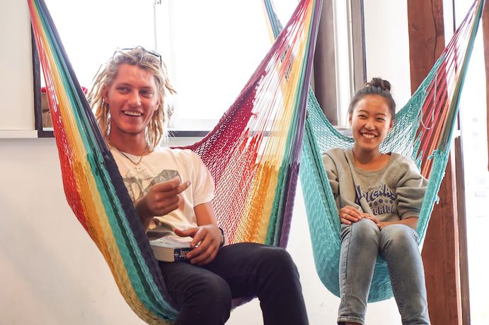 Imagen del bar/restaurante del Hotel My Place - Hostel. Foto 2