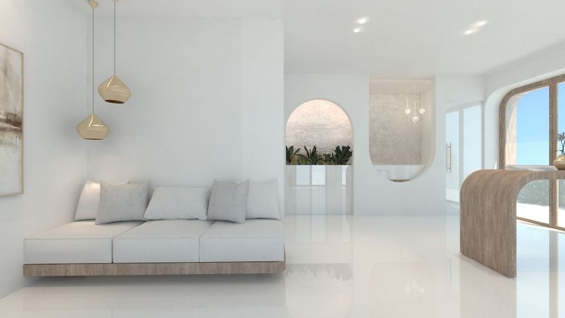 Imagen del bar/restaurante del Hotel Mykonos Earth Suites - Adults Only. Foto 2
