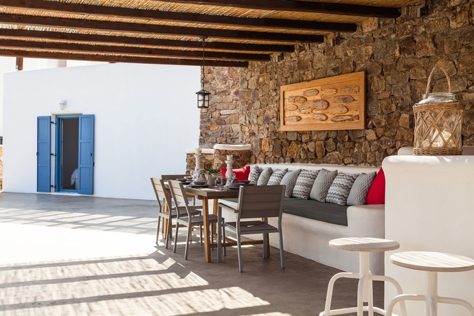 Imagen de los exteriores del Hotel Mykonos Panormos Villas. Foto 4