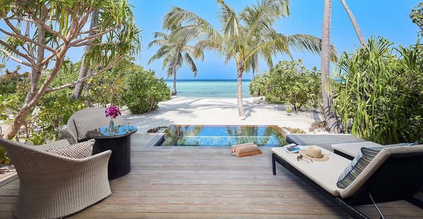 Imagen de la habitación del Hotel NH Collection Maldives Havodda Resort. Foto 11