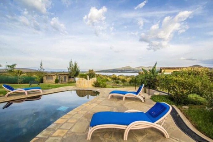 Imagen de la piscina del Hotel Naivasha Kongoni Lodge. Foto 19