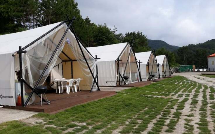 Imagen de la habitación del Hotel Namhae Healing Island Glamping. Foto 14