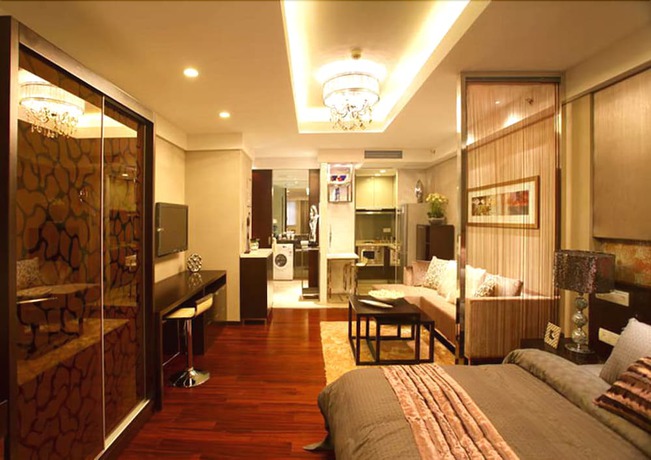 Imagen de la habitación del Hotel Nanjing Kaibin Apartment Xinjiekou. Foto 6