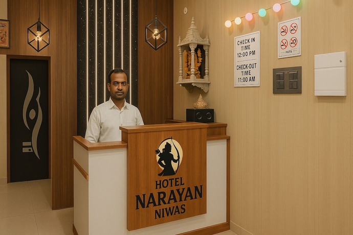Imagen de los interiores del Hotel Narayan Niwas Inn. Foto 15