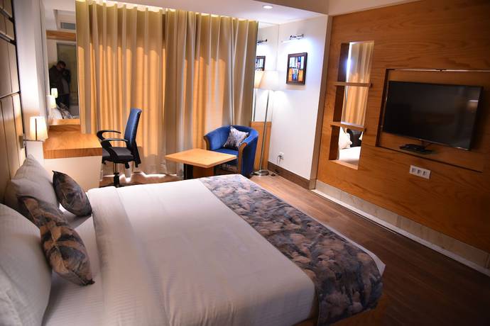 Imagen de la habitación del Hotel Narayanam, Gwalior. Foto 11
