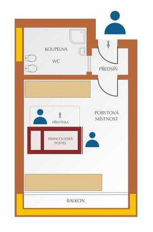 Imagen de la habitación del Hotel Nastup. Foto 5