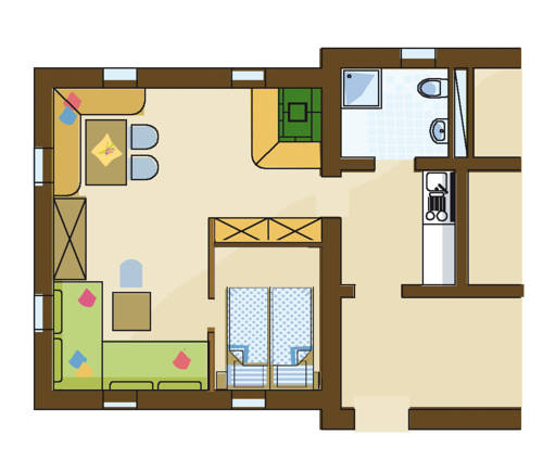 Imagen de la habitación del Hotel Naturel Hoteldorf Sch&ouml;nleitn. Foto 3
