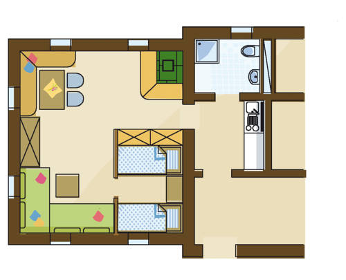 Imagen de la habitación del Hotel Naturel Hoteldorf Sch&ouml;nleitn. Foto 15