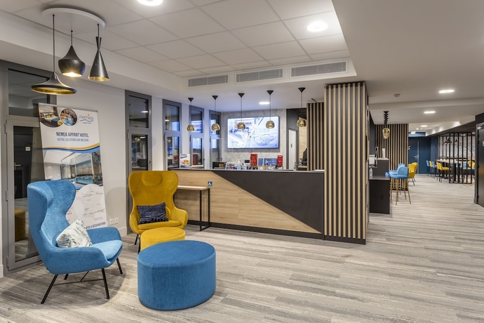 Imagen de los interiores del Hotel Nemea Appart`Riviera Nice Aeroport. Foto 15