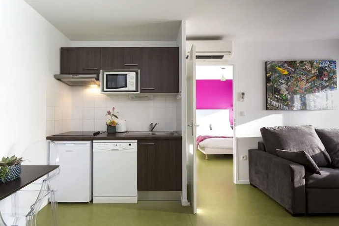 Imagen de la habitación del Hotel Nemea Appart’hotel Toulouse Constellation. Foto 2