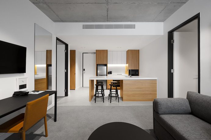 Imagen de la habitación del Hotel Nesuto Docklands Apartment. Foto 8