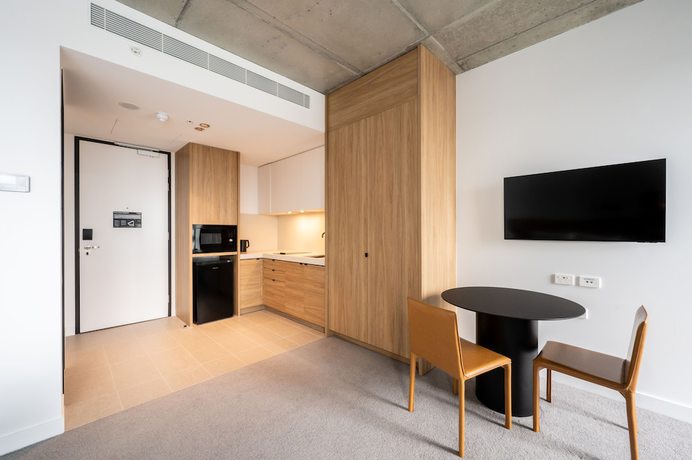 Imagen de la habitación del Hotel Nesuto Docklands Apartment. Foto 15