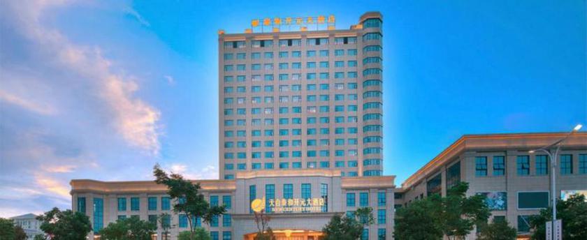 Imagen general del Hotel New Century Hotel Tiantai Zhejiang. Foto 2