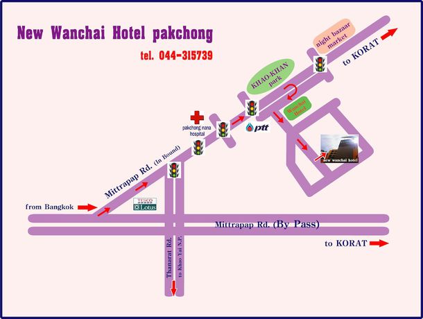 Imagen de los interiores del Hotel New Wanchai Pakchong. Foto 18