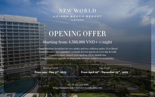 Imagen general del Hotel New World Hoiana Beach Resort. Foto 3