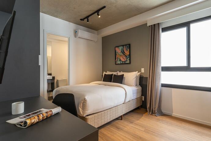 Imagen de la habitación del Hotel Next Paulista - Apartamentos completos com academia ao lado da Av Paulista. Foto 14