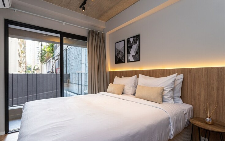 Imagen de la habitación del Hotel Next Paulista - Apartamentos completos com academia ao lado da Av Paulista. Foto 17