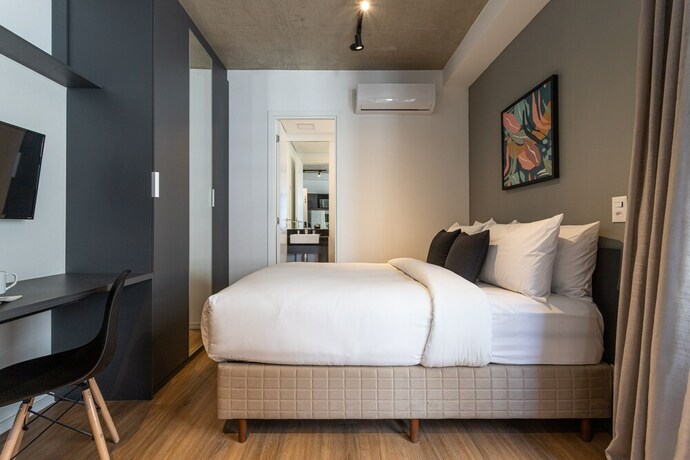 Imagen de la habitación del Hotel Next Paulista - Apartamentos completos com academia ao lado da Av Paulista. Foto 20