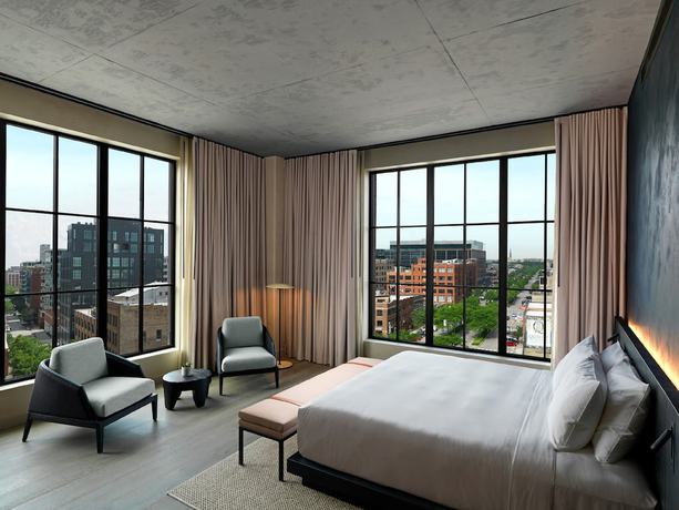 Imagen de la habitación del Hotel Nobu Chicago. Foto 11