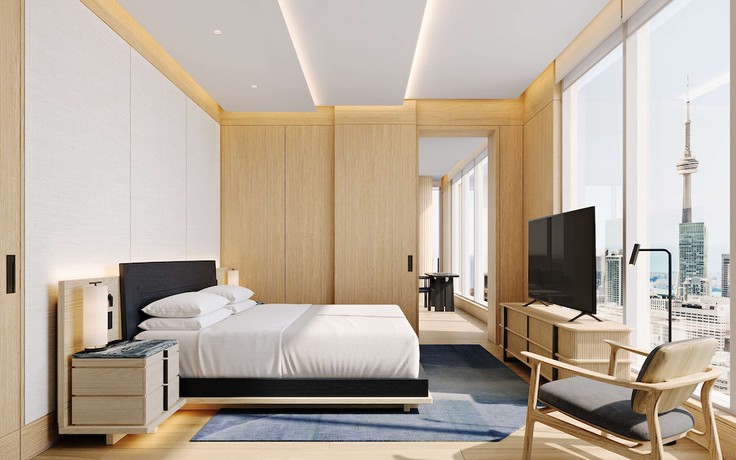 Imagen de la habitación del Hotel Nobu Hotel Toronto. Foto 12