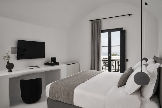 Imagen de la habitación del Hotel Nobu Santorini. Foto 3