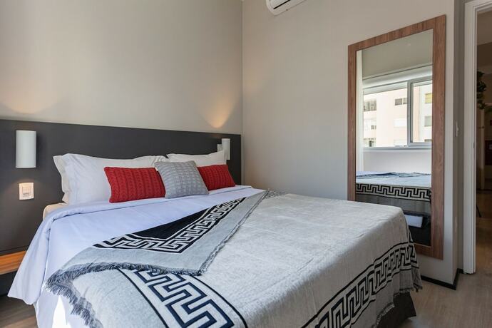 Imagen de la habitación del Hotel Nomah - Aptos por Temporada em Higien&oacute;polis. Foto 17