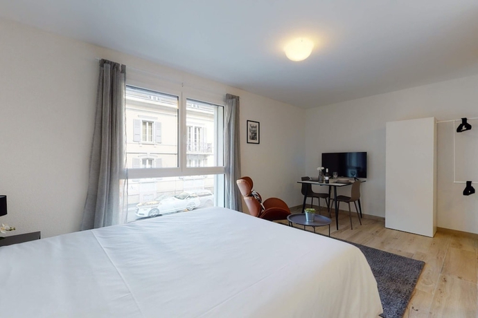 Imagen de la habitación del Hotel Nonanteneuf Aigle. Foto 6