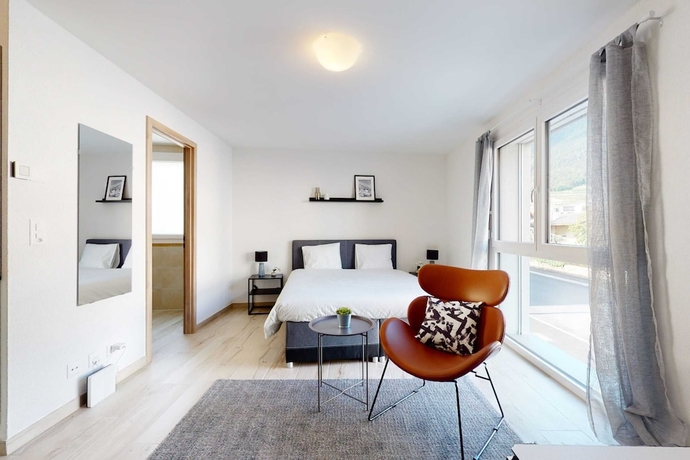 Imagen de la habitación del Hotel Nonanteneuf Aigle. Foto 8