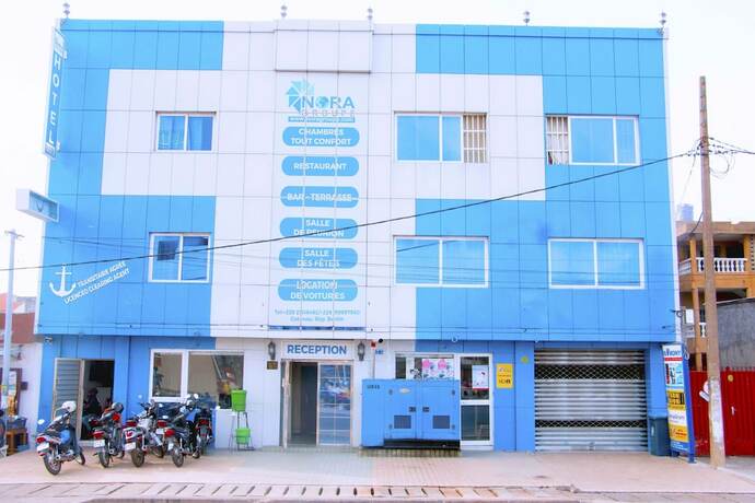 Imagen general del Hotel Nora, Cotonou. Foto 1