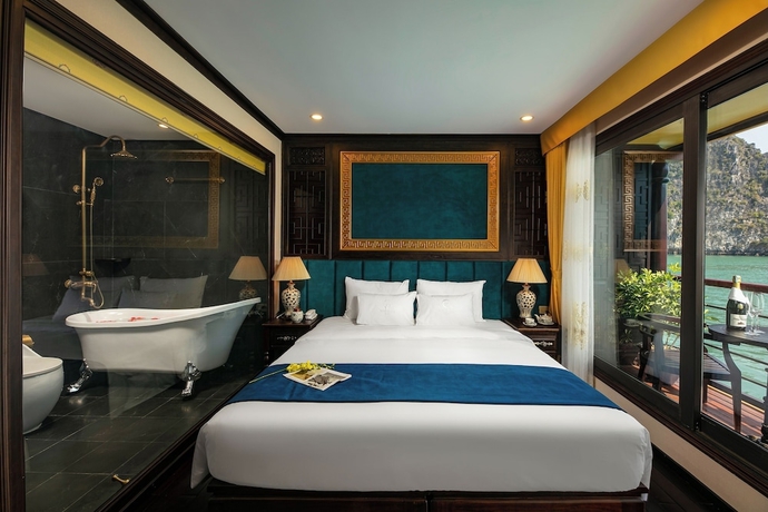 Imagen de la habitación del Hotel Nostalgia Halong Cruise. Foto 5