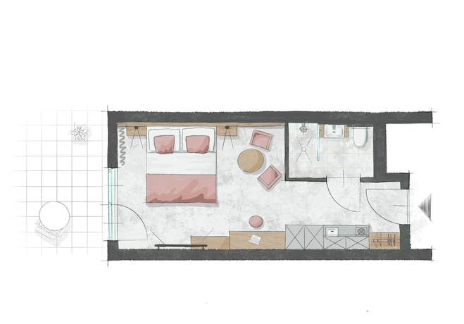 Imagen de la habitación del Hotel Novapart. Foto 11