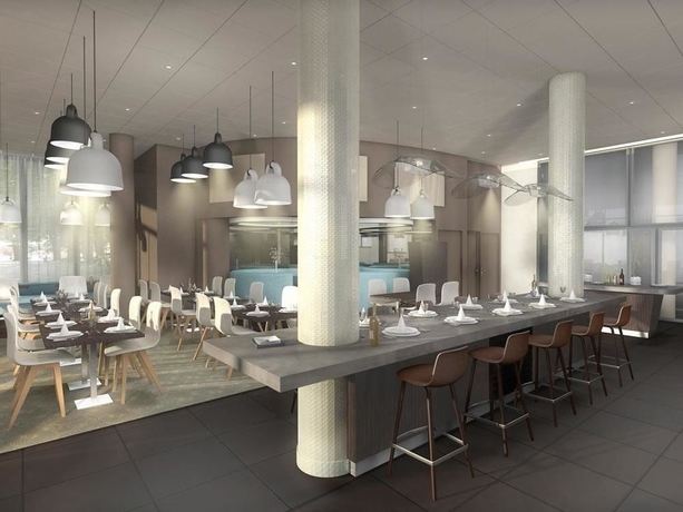 Imagen del bar/restaurante del Hotel Novotel Paris Saint Denis Stade Basilique. Foto 2